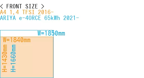 #A4 1.4 TFSI 2016- + ARIYA e-4ORCE 65kWh 2021-